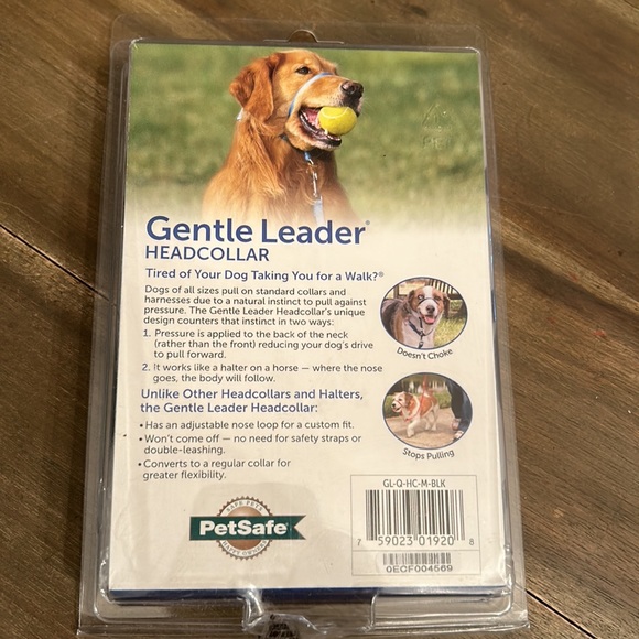 PETSAFE gentle leader dog training collar. Never used. Size medium - Picture 2 of 7